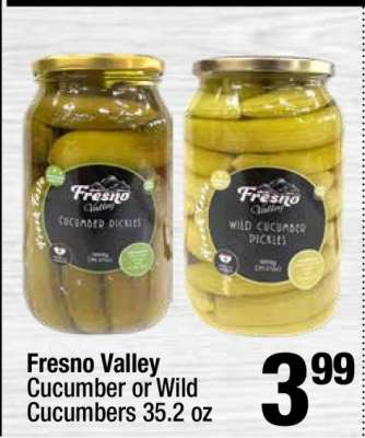 Fresno Valley Cucumber or Wild Cucumbers 35.2 oz