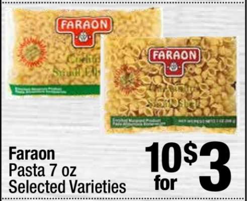 Faraon Pasta 7 oz