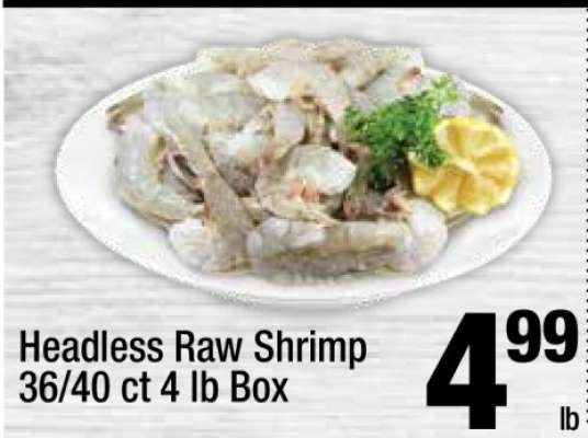 Headless Raw Shrimp
