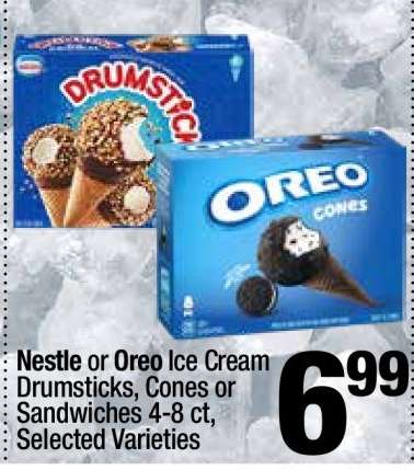 Nestle or Oreo Ice Cream