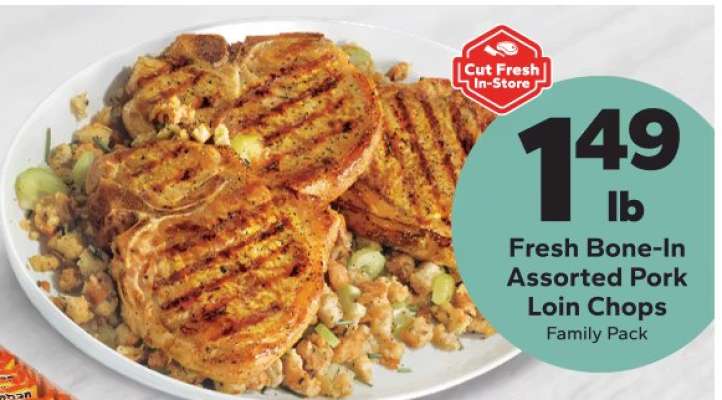 Fresh Bone-In Assorted Pork Loin Chops