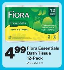 Fiora Essentials Bath Tissue 12-Pack