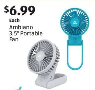 Ambiano 3.5" Portable Fan