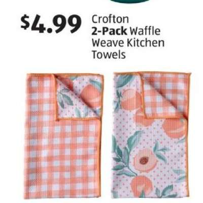 Crofton 2-Pack Waffle Weave Kitchen Towels