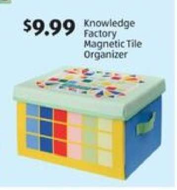 Knowledge Factory Magnetic Tile Organizer