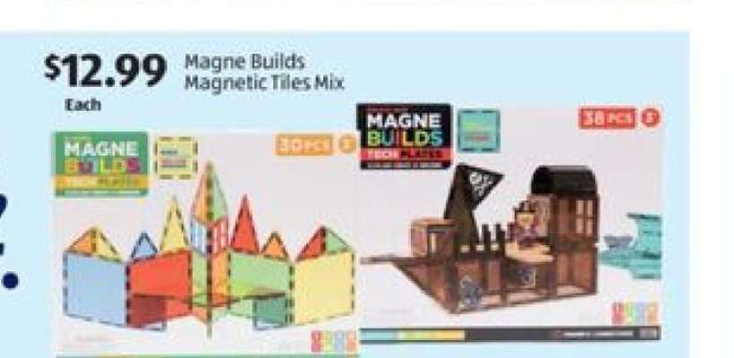 Magne Builds Magnetic Tiles Mix
