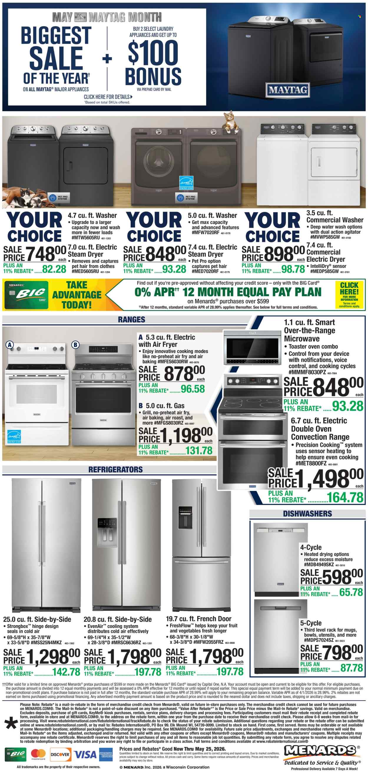 Menards ad - 05/14/2026 - 05/25/2026. Page 1