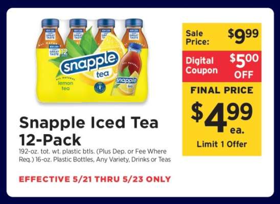 Snapple Iced Tea 12-Pack