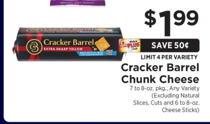 Cracker Barrel Chunk Cheese