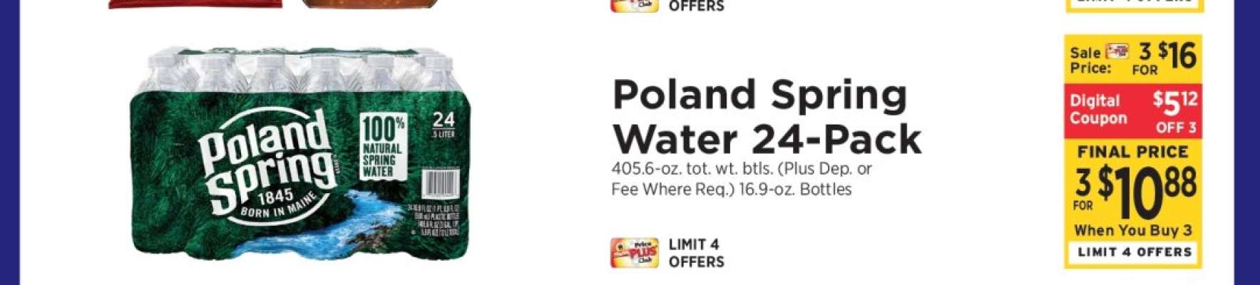 Poland Spring Water 24-Pack