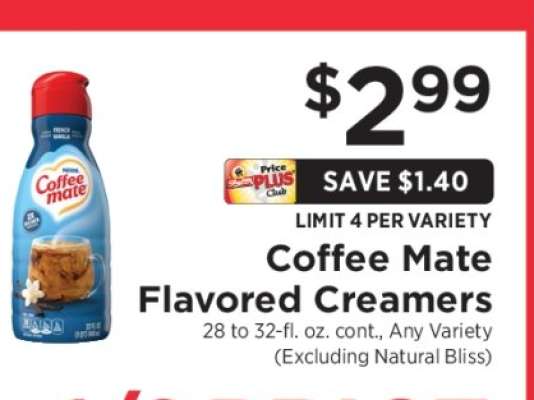 Coffee Mate Flavored Creamers
