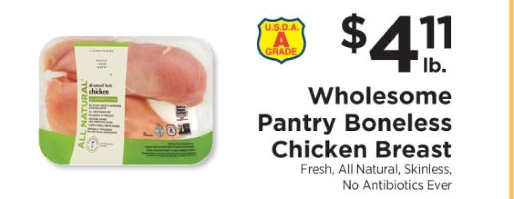 Wholesome Pantry Boneless Chicken Breast
