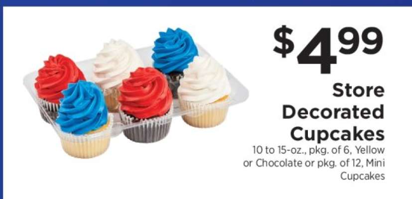 Store Decorated Cupcakes