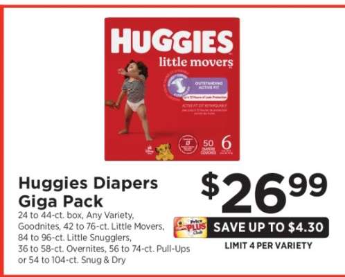 Huggies Diapers Giga Pack