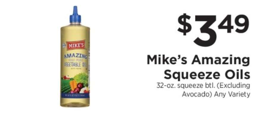 Mike’s Amazing Squeeze Oils
