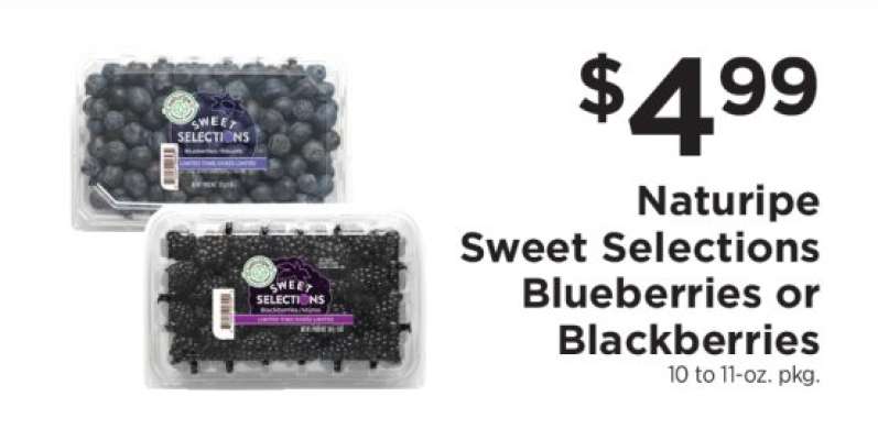 Naturipe Sweet Selections Blueberries or Blackberries