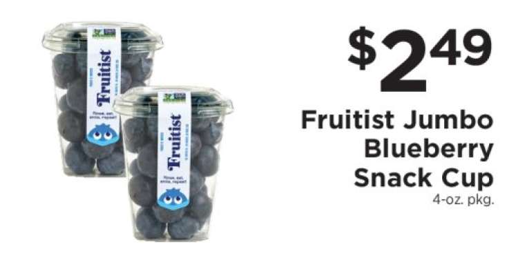 Fruitist Jumbo Blueberry Snack Cup
