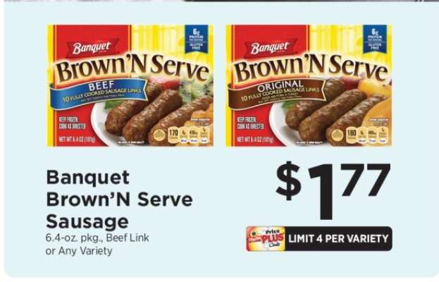 Banquet Brown'N Serve Sausage