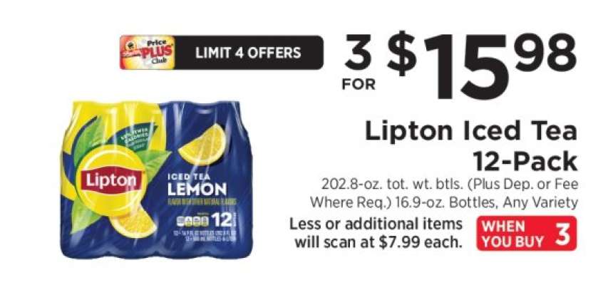 Lipton Iced Tea 12-Pack