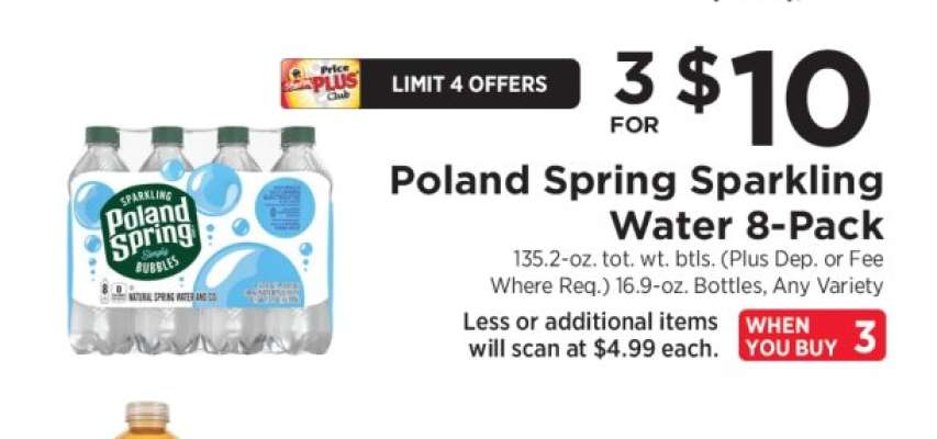 Poland Spring Sparkling Water 8-Pack
