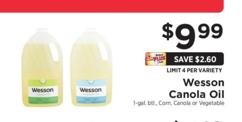 Wesson Canola Oil