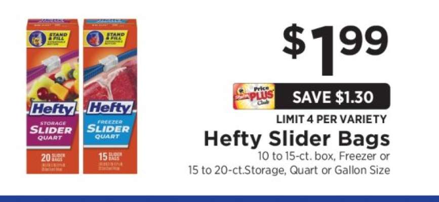 Hefty Slider Bags