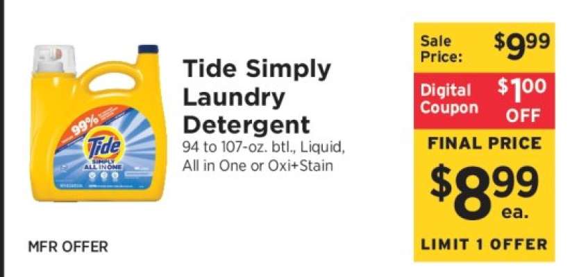 Tide Simply Laundry Detergent