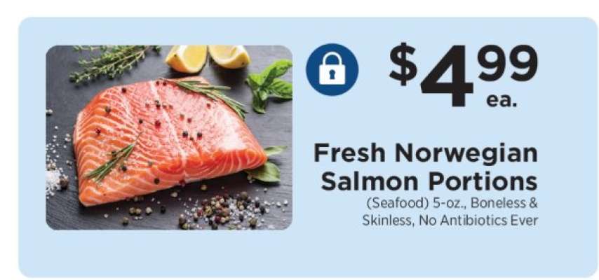 Fresh Norwegian Salmon Portions