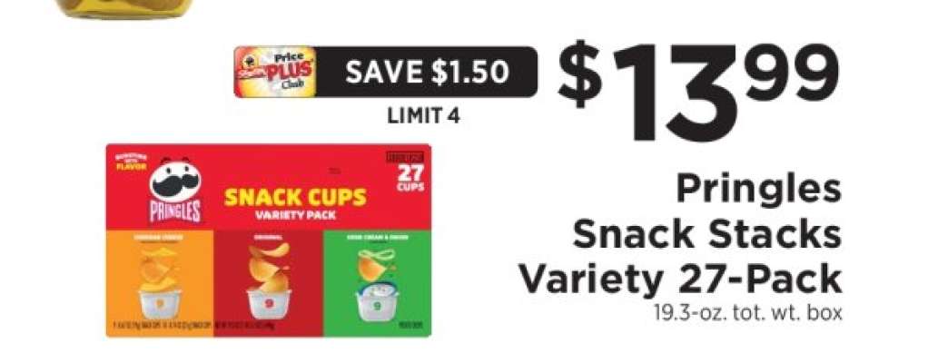 Pringles Snack Stacks Variety 27-Pack