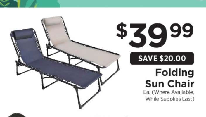 Folding Sun Chair