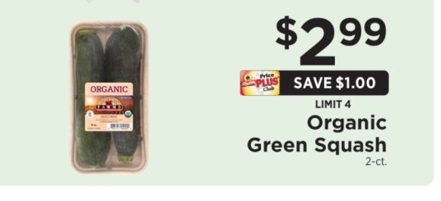 Organic Green Squash