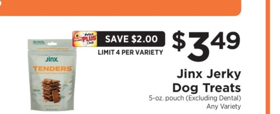 Jinx Jerky Dog Treats
