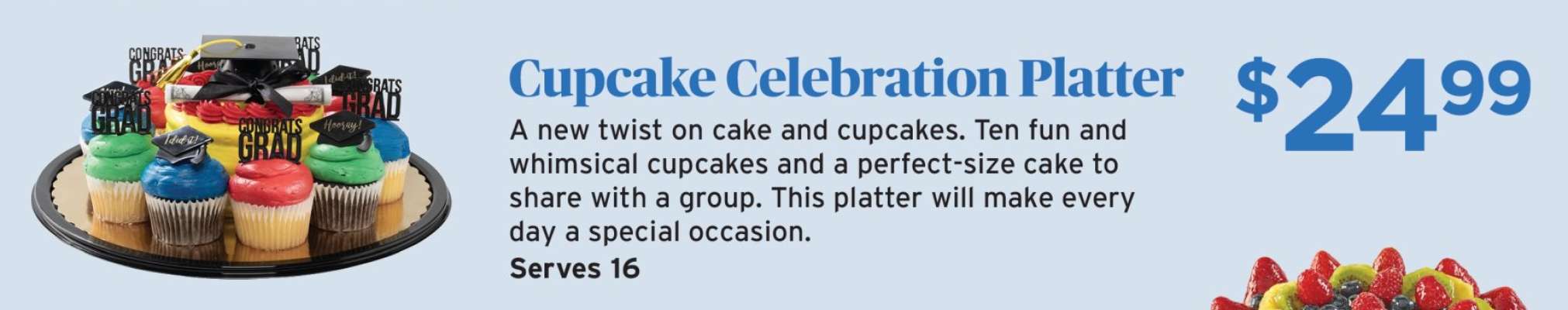 Cupcake Celebration Platter