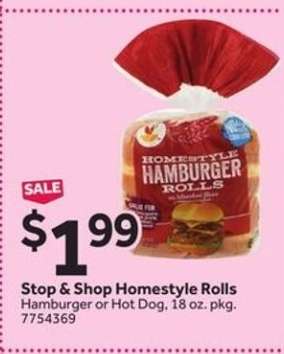 Stop & Shop Homestyle Rolls