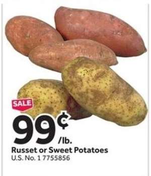 Russet or Sweet Potatoes
