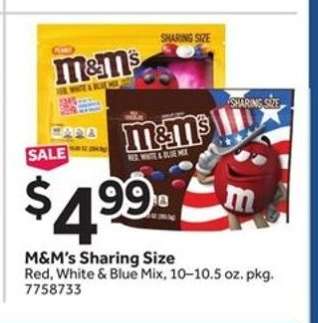 M&M's Sharing Size