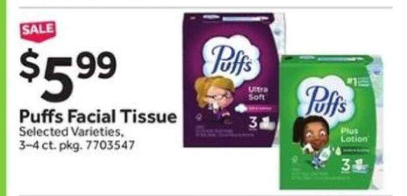 Puffs Facial Tissue*
