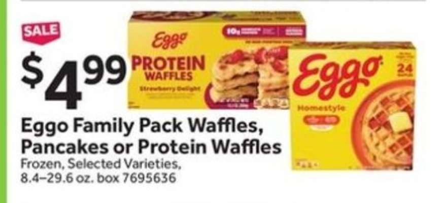 Eggo Family Pack Waffles, Pancakes or Protein Waffles