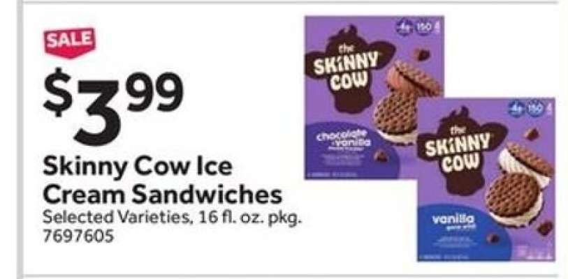 Skinny Cow Ice Cream Sandwiches