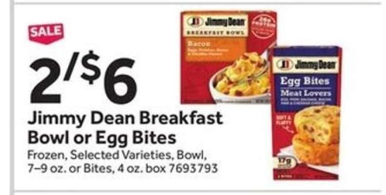Jimmy Dean Breakfast Bowl or Egg Bites