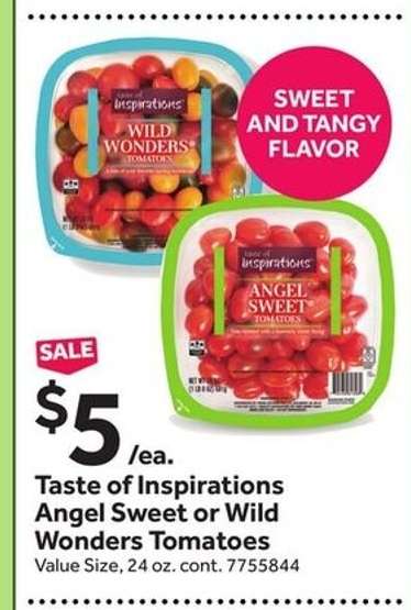 Taste of Inspirations Angel Sweet or Wild Wonders Tomatoes