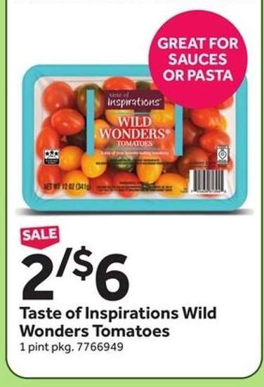 Taste of Inspirations Wild Wonders Tomatoes
