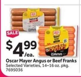 Oscar Mayer Angus or Beef Franks