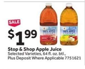 Stop & Shop Apple Juice
