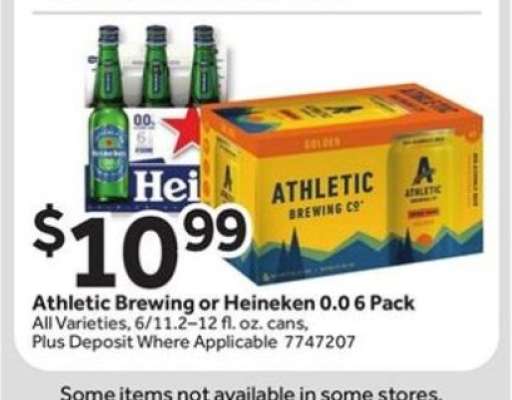 Athletic Brewing or Heineken 0.0 6 Pack