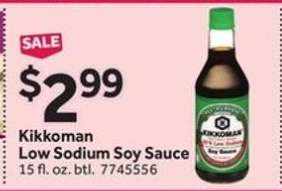 Kikkoman Low Sodium Soy Sauce