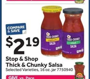Stop & Shop Thick & Chunky Salsa