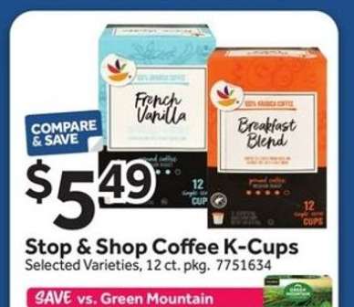 Stop & Shop Coffee K-Cups