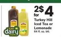 Turkey Hill Iced Tea or Lemonade