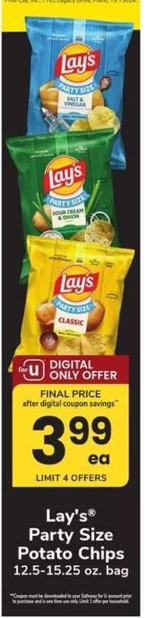 Lay's Party Size Potato Chips